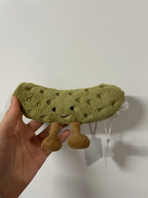 JELLYCAT AMUSEABLES PICKLE Plush Plushie Soft Toy Green Cute £22.80 ...