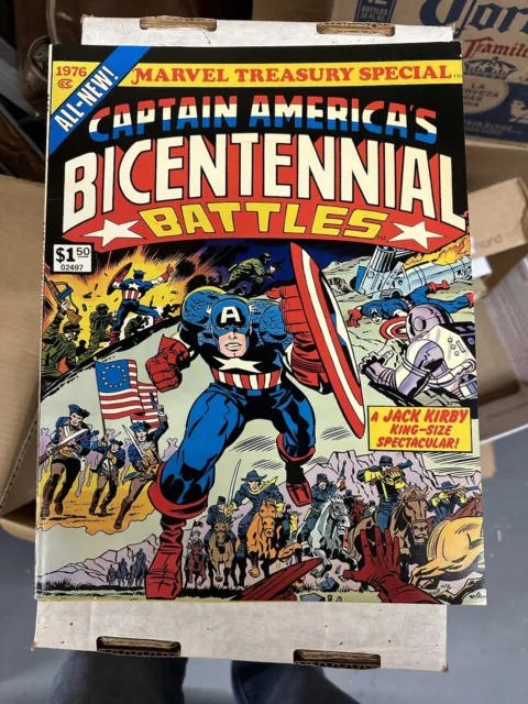 Captain America's Bicentennial Battles: Marvel Treasury Edition Jack Kirby 1976