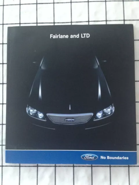 Ford Fairlane & LTD (2003) sales brochure