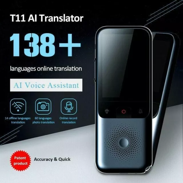 Smart Voice Translator Portable Two-Way Real Time 138+Multi-Language Translation