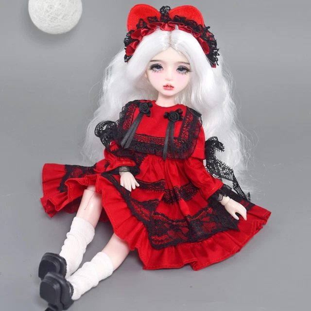 Ensemble Complet Poupée BJD 60 Cm – 1/3 – Maquillage + Robes – Jouet DIY – SISON BENNE