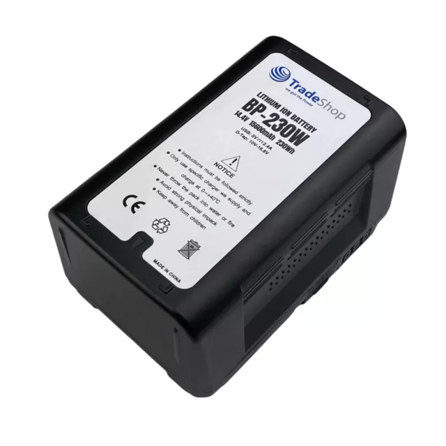 Akku 230Wh 15600mAh 14,4V für Sony DSR-600PL DVW-7 DVW-90 DXC-D35WS DXC-D50L