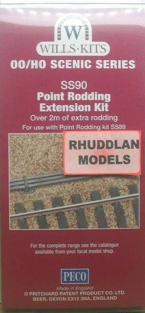Wills SS90 OO/HO Point Rodding Extension Kit :: Railway Models UK