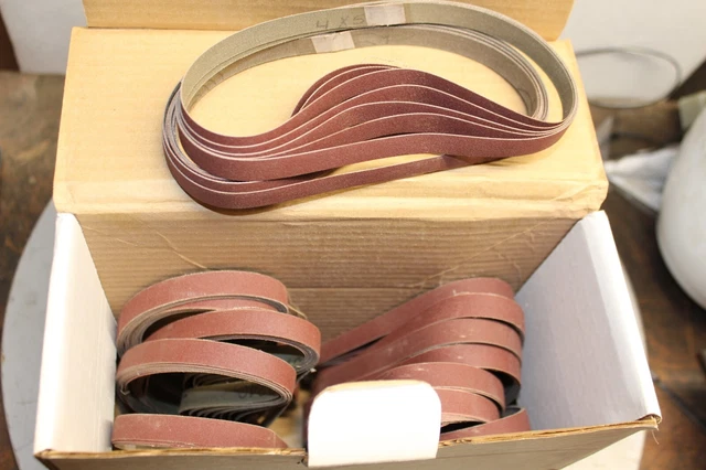 Resin Cloth Belts 1/2" x 18" sanding belts Aluminum Oxide A240 200 pcs