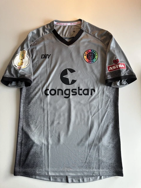 FC St. Pauli Spielertrikot matchworn DFB-Pokal 1. FC Union Berlin Hartel #30
