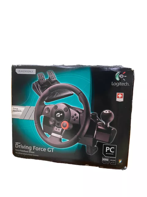 Logitech Driving Force GT: Force Feedback Steering Wheel Playstation 3, PS2  & PC