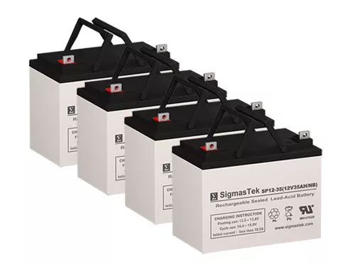 Best Power FERRUPS MD 1.5KVA Replacement UPS Battery Set By SigmasTek - 12V 35AH