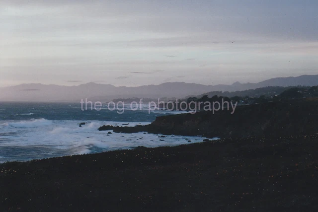 Coastal Gradations FOUND PHOTOGRAPH Color FREE SHIPPING Original VINTAGE 811 8 B
