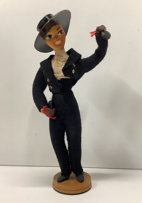 VINTAGE - MARIN CHICLANA - SPANISH MALE FLAMENCO DANCER 60s FIGURE DOLL BY BEIBI