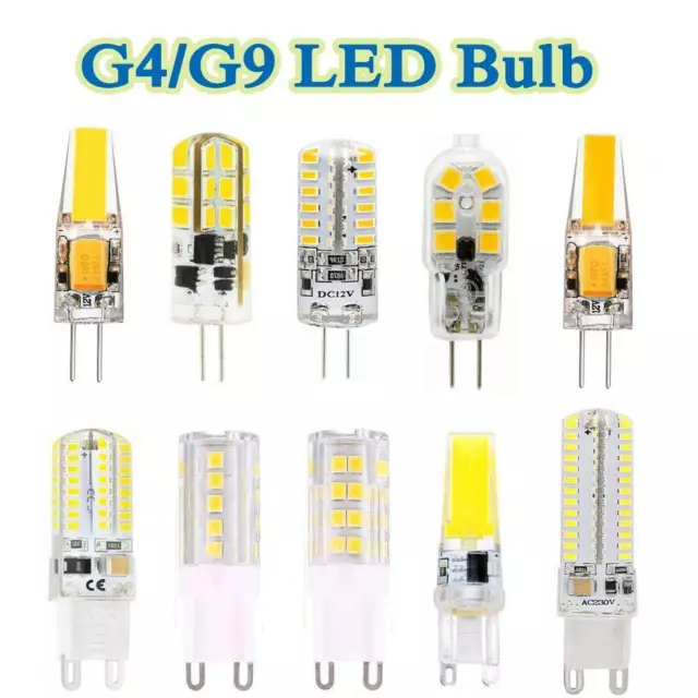 Ampoule LED G4 G9 6W 9W AC 220V, remplacement de lampe halogène