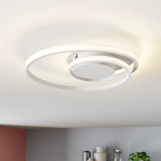 Lindby Kyron LED-Deckenlampe Deckenleuchte Lampe Leuchte weiß matt