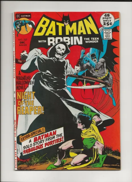Batman #237 | 1st App of Reaper | 1971 Bronze | Neal Adams Cover | HIGH Grade