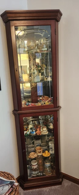 Corner Curio Cabinet