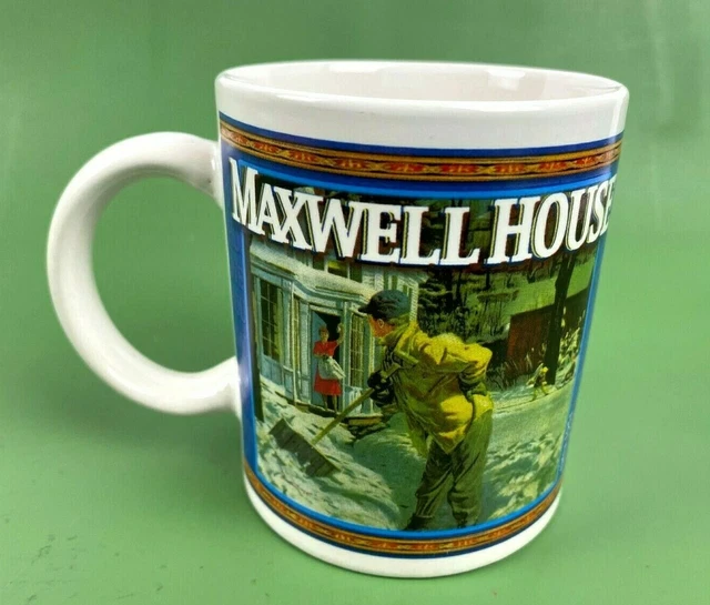 MAXWELL HOUSE Circa 1949 1951 Coffee Cup Mug 12 oz. Vintage