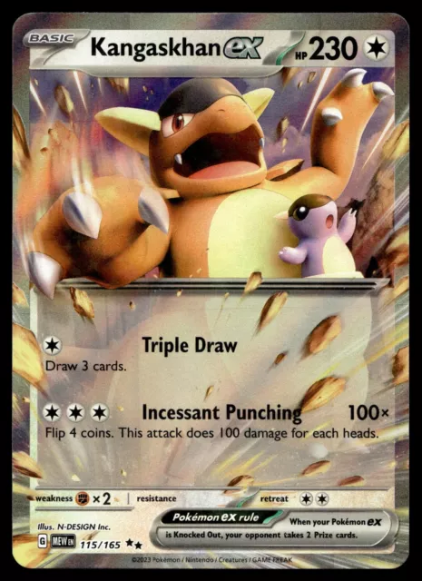 192/165 Official Thai Pokémon Scarlett & Violet 151 Kangaskhan ex SR