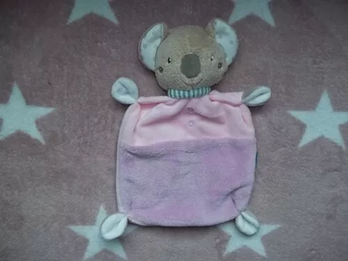 ♥ ♥ ♥ Schmusetuch ♥ Beauty Baby ♥ Koala ♥ Kuscheltuch ♥ Pastell Rosa Lila ♥ ♥ ♥