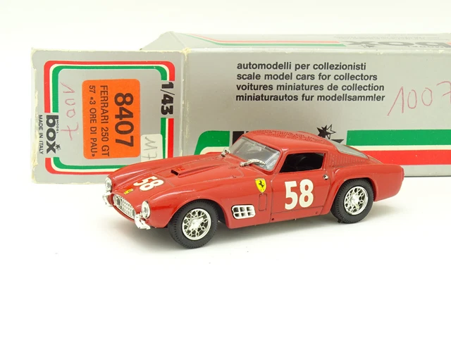 BOÎTE MODÈLE 1/43 Ferrari 250 GT 1956-57 Stradale 8406 EUR 10,55 - FR