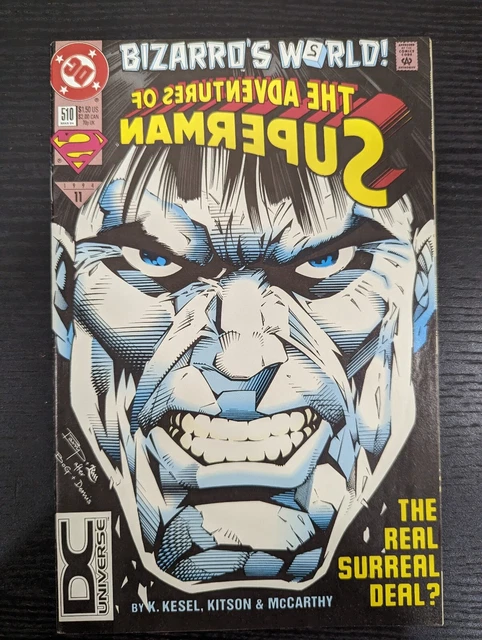 Adventures of Superman #510 (DC Comics, 1994) DC Universe Logo Variant, Bizarro