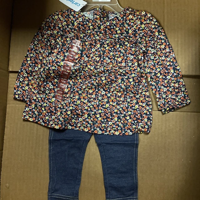 Carters Baby girls 2 piece set 18M