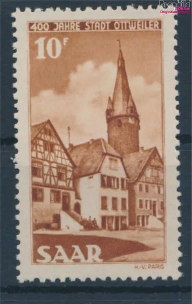 Briefmarken Saarland 1950 Mi 296 postfrisch (10214036