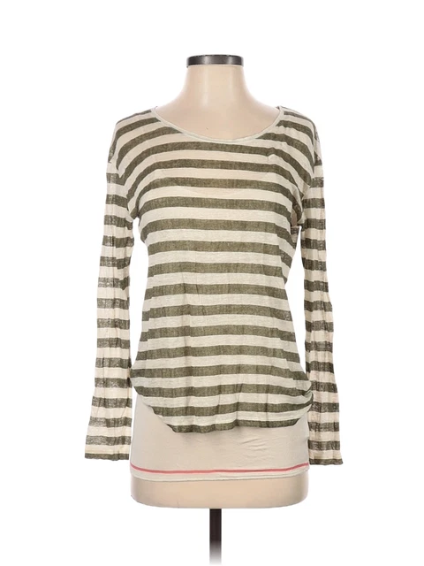 Majestic Paris Women Green Long Sleeve T-Shirt 4