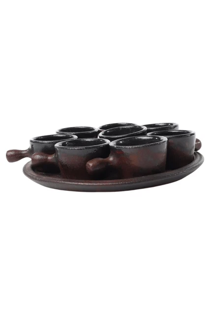 Bicchiere da liquore marrone Ø 5 cm