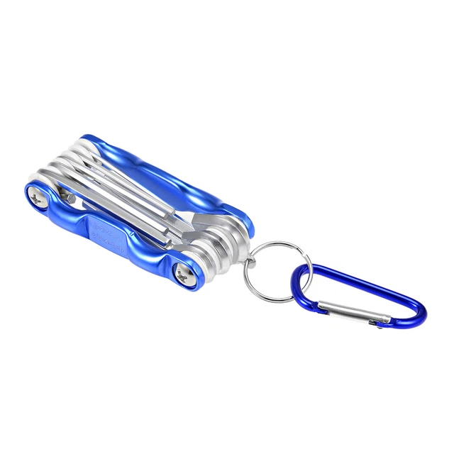 Hex Clé Set, 8 in 1 Plaqué Combinaison Clé for Réparation Bleu(Petit) 3