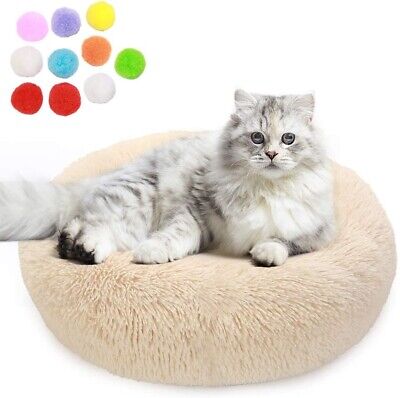 Dog Beds Calming Cat Beds Furniture for Indoor Cats Dogs Anti-Anxiety Orthopedic