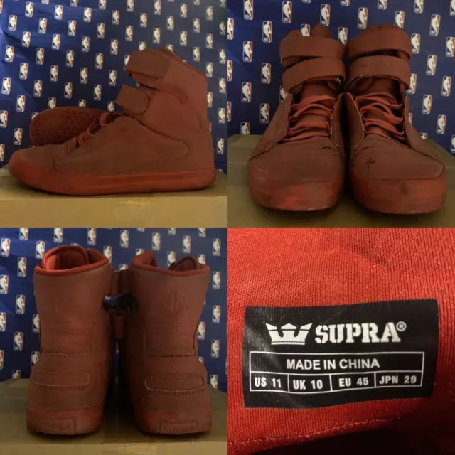 Supra tk all red on sale