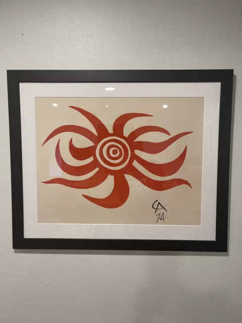 Alexander Calder “Sunburst” Lithograph