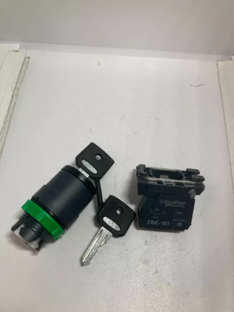 Schneider Zb5 Ag420 Selector Switch Key 2 Position Maintained 1No Nnb