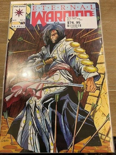 Eternal Warrior #4 | 1st Cameo App of Bloodshot | 9.0 | (Valiant, 1992)