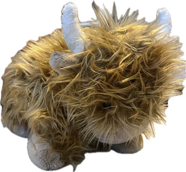 JELLYCAT TRUFFLES GOLD Highland Cow Pillow Luxury Plush Medium 27 x 38cm £19.99 PicClick UK