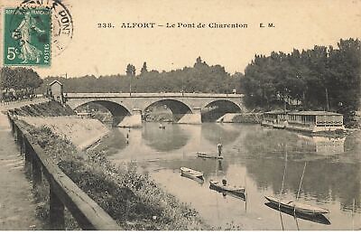 94 Alfort #21789 Pont De Charenton Peniche Barques Canots