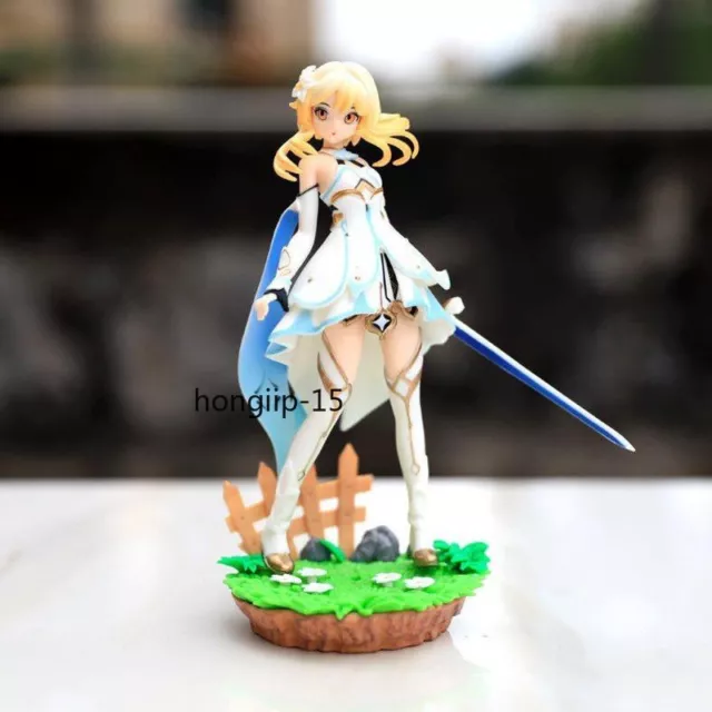 Game Genshin Impact Figure with Box Traveler Lumine Anime Girl Statue Mode PVC