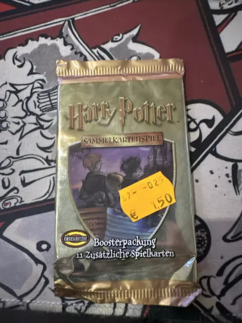 Harry Potter Sammel-Kartenspiel 1 Booster Pack Deutsch OVP 2001 Wizard