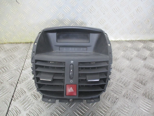 2007 Peugeot 207 Information Display Digital Lcd Time Clock With Air Vents