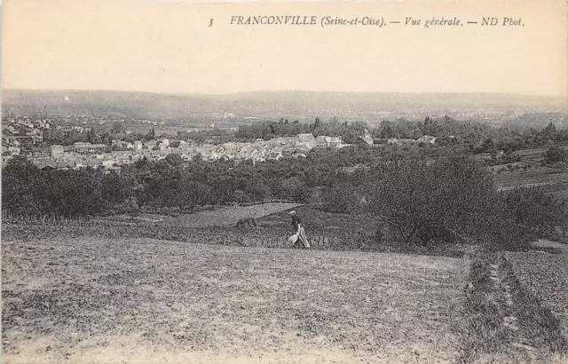 Cpa 95 Franconville Vue Generale
