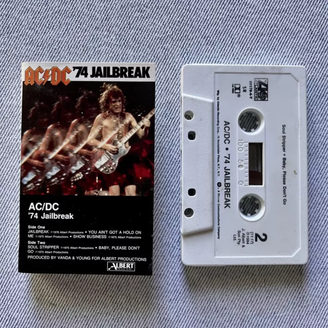 AC/DC CASSETTE '74 Jailbreak 1984 You Ain't Got A 