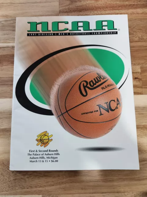 1997 NCAA Men's Basketball Tournament 1st & 2nd Round Program, Ticket Stub