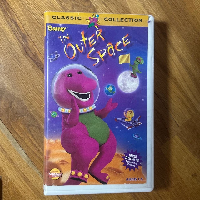 BARNEY IN OUTER Space VHS 1998 Kids Classic Collection Barney Home ...
