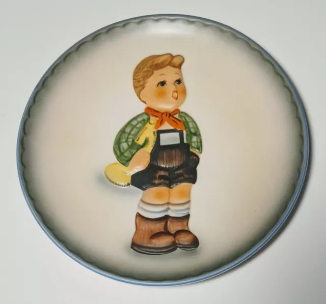 Berta Hummel HARK THE HERALD Schmid 1984 1st Annual Statuette Plate 3