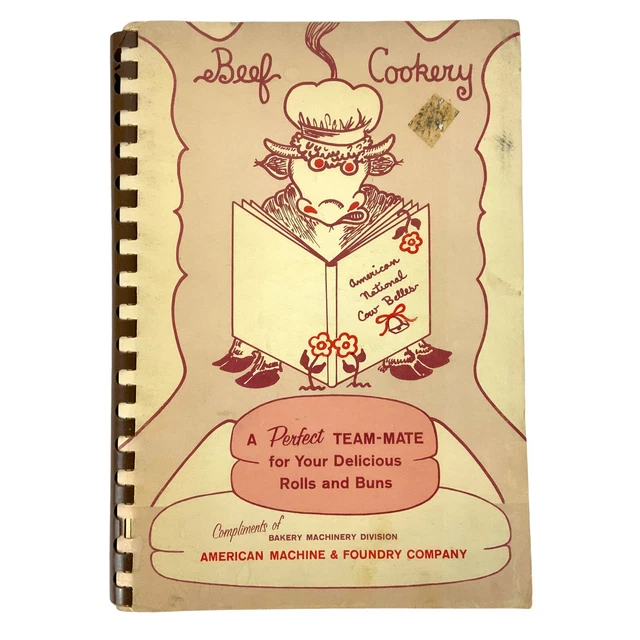 AMERICAN NATIONAL CATTLEMENS Association Cookbook Beef Cookery 1961