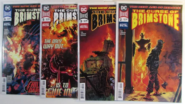 The Curse of Brimstone Lot of 4 #2,3,5,6 DC Comics (2018) 1st Print Comic Books