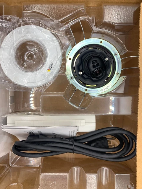 *New, Old Stock, Open Box* Axis M3014 0285-001 Camera with POE Injector TESTED