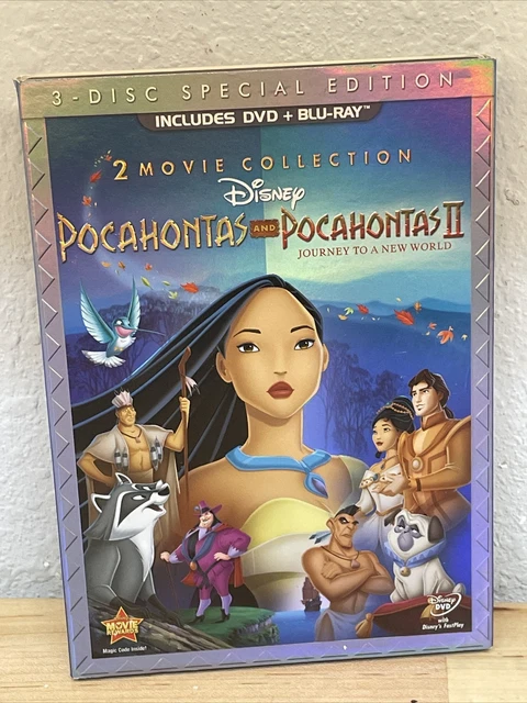 Pocahontas 2-Movie Collection (Blu-ray/DVD, 2012, 2-Disc Set, Disney Animated)