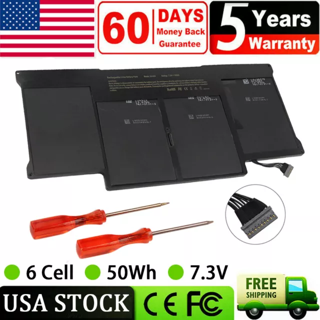 Battery A1405 for Apple MacBook Air 13" A1496 A1466 A1369 020-7379-A MD760LL