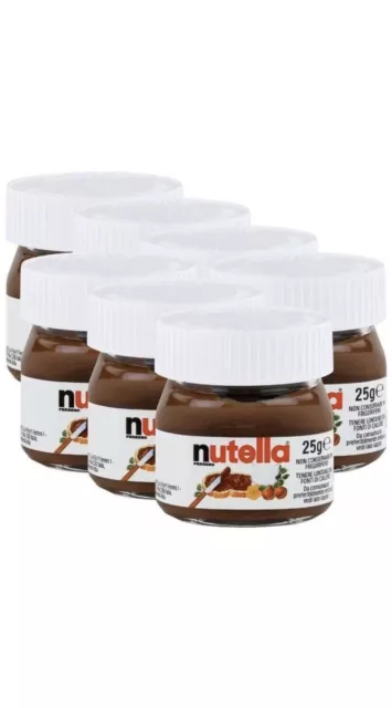 NEW MINI NUTELLA JARS 25g x 16 - FREE POST 3