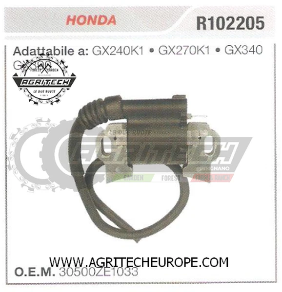 Bobina Loncin Honda GX 240 GX 270 GX 340 GX 390 Generatore Motozappa Rasaerba - Foto 4