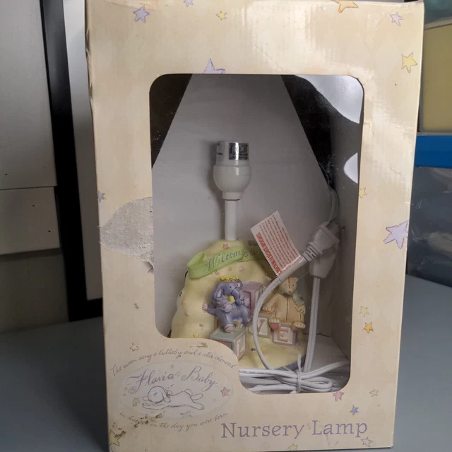 Flavia Baby Nursery Lamp Electric Lamp Only No Shade Works In Box Welcome GUC